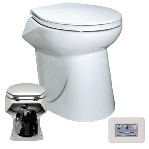 Sanimarin SN43 Toilet and Tank Package 75 Gallon